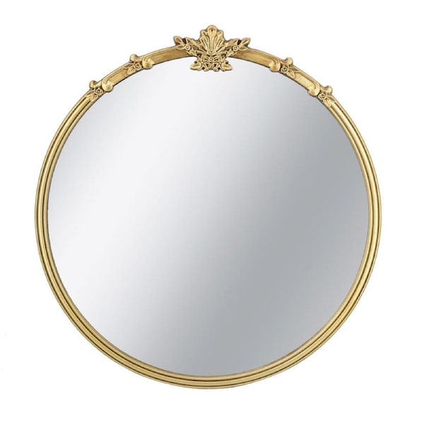 Gerogian Gold Round Mirror 76x2.5x79cm