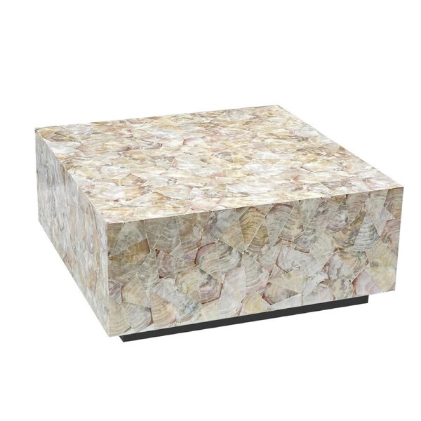Cluster Mother Of Pearl Hand Made Coffee Table