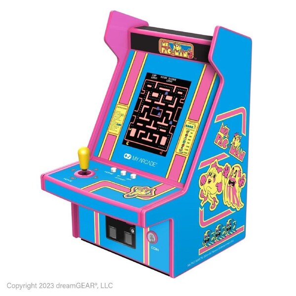 My Arcade Ms. PAC-MAN Micro Player Pro Portable Retro Arcade