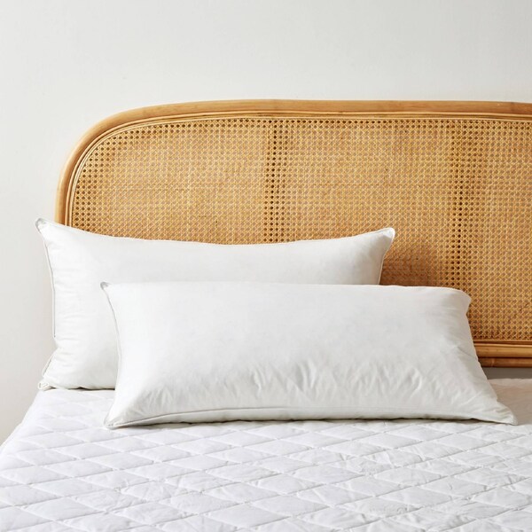 Dreamaker Goose Feather and Down Pillow Twin Pack - King