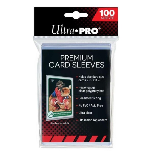 Ultra Pro: UP83713 2-1/2 X 3-1/2 Premium Card Sleeves Retail