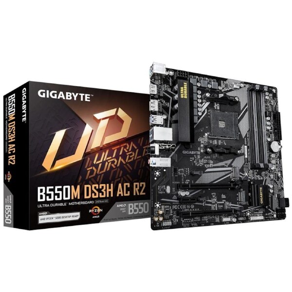 Gigabyte B550M DS3H AC R2 AMD Micro-ATX Motherboard