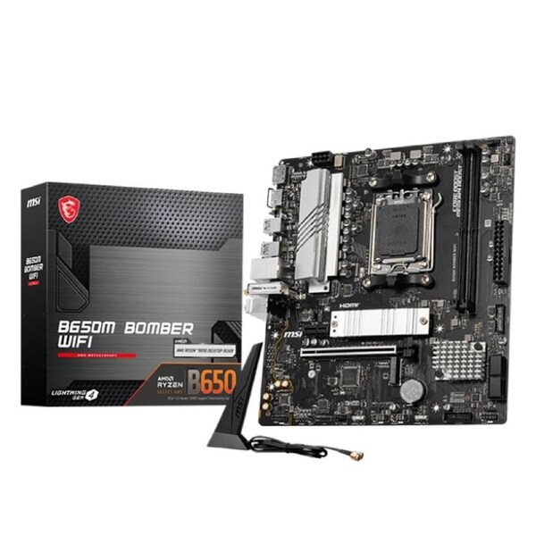 MSI B650M BOMBER WIFI AMD Micro-ATX Motherboard