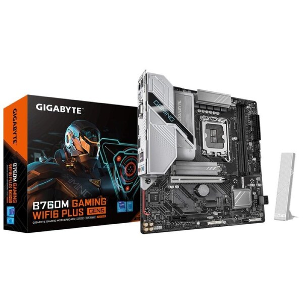 Gigabyte B760M GAMING WIFI6 PLUS GEN5 Intel Micro-ATX Motherboard