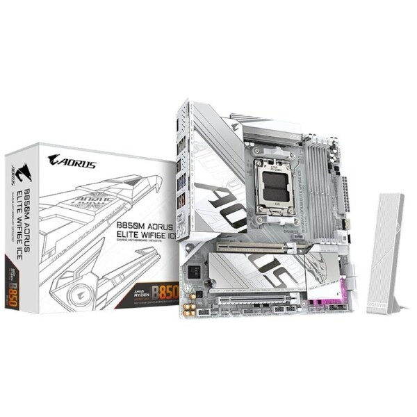 [B850M A ELT WF6E ICE] Gigabyte AMD Micro-ATX Motherboard