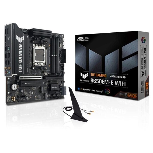 Asus TUF GAMING B650EM E WIFI AMD Micro-ATX Motherboard [TUF GAMING B650EM-E WIFI]