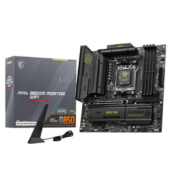 MSI PRO B850M MORTAR WIFI AMD Micro-ATX Motherboard [MAG B850M MORTAR WIFI]