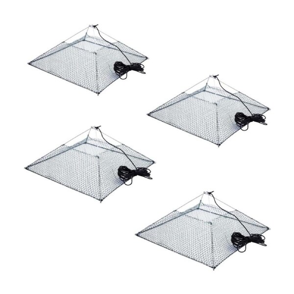 4 x Jarvis Walker Pyramid Traps - Environmentally Friendly Yabby Pyramid Nets