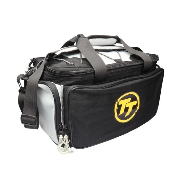 TT Fishing Standard Size 22L Water Resistant Tackle Bag With Hard Plastic Base