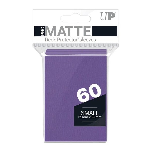 Ultra Pro 60 Pro-Matte Small Deck Protector Sleeves (Purple)