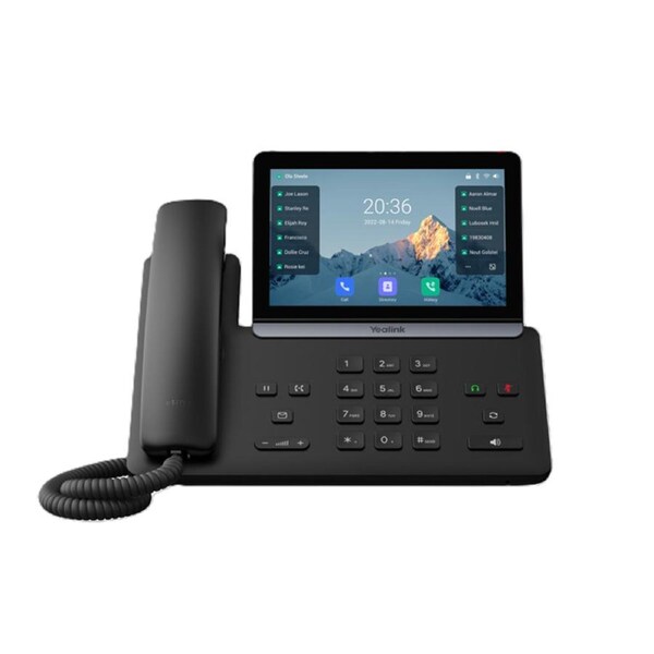 Yealink SIP-T88W IP Phone, 7' Touchscreen, Android 13, HD Voice, Bluetooth 5.0, Wi-Fi 6, Dual USB, PoE, Optional BTH88 Handset