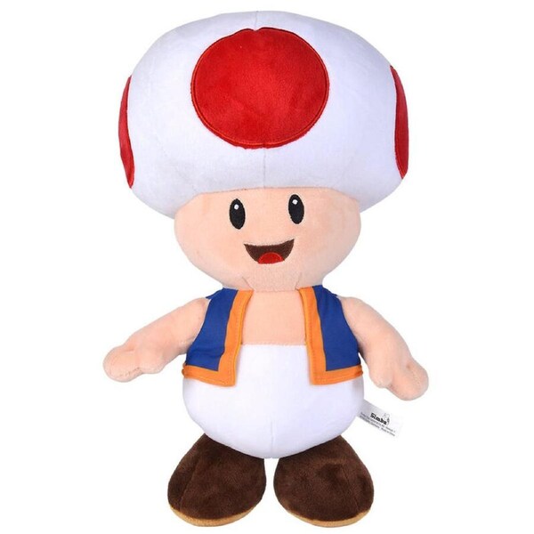 Super Mario Toad Jumbo 50cm Plush