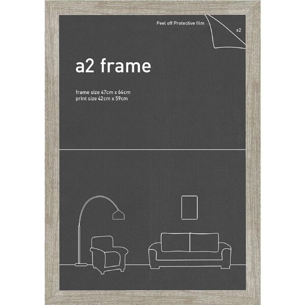 Impact Rock Merchandise Classic Frame Ash/Dark Oak Fits Print A2