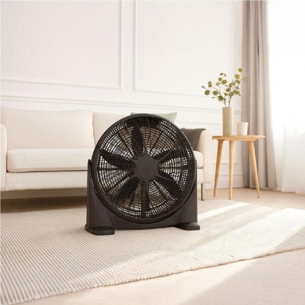 Sheffield High Velocity Floor Fan – 100W Black - Tilt Adjustable
