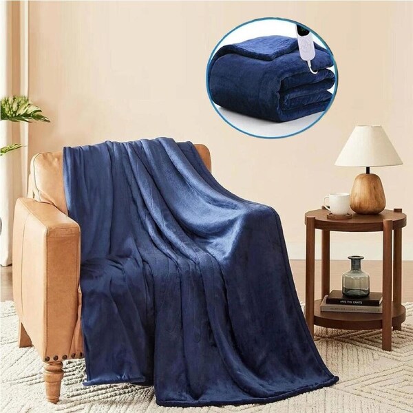 Electric Heated Throw Blanket Warm Poncho Wrap Blanket Portable heated Shawl