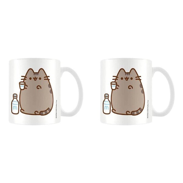 2PK Pusheen Yum Cartoon Cat Coffee Mug 36.3x9.5x11cm White