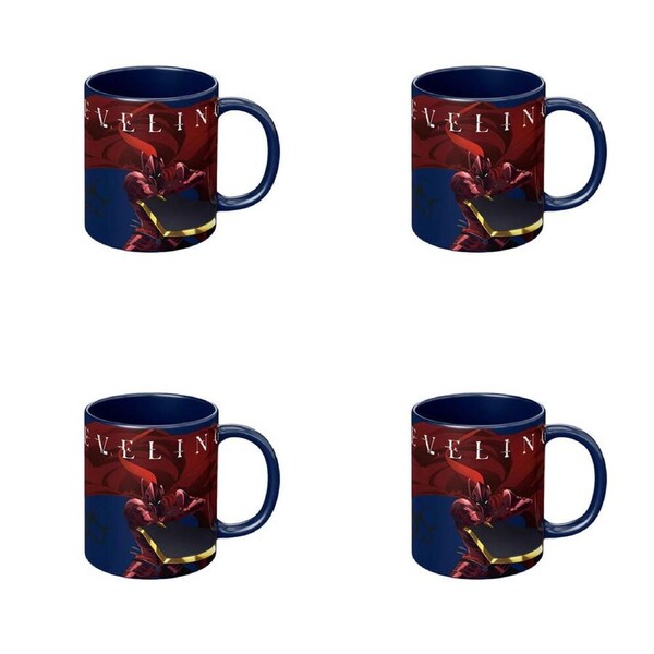 4PK Impact Rock Merchandise Solo Leveling Jinwoo and Igris Mug Multicoloured