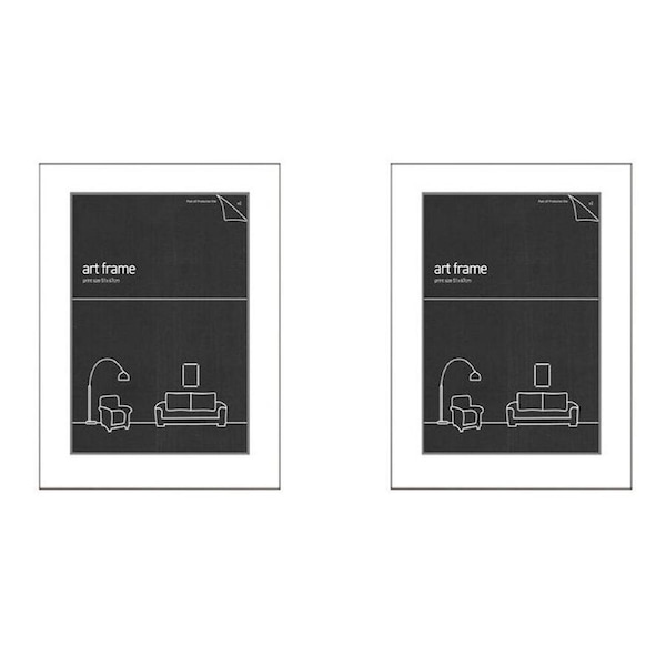 2PK Impact Rock Merchandise Deluxe Photo/Picture Frame 46x62cm White