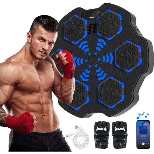 JOYBUY Smart Bluetooth Wall-Mounted Boxing Machine – Interactive Trainer for Home Fitness