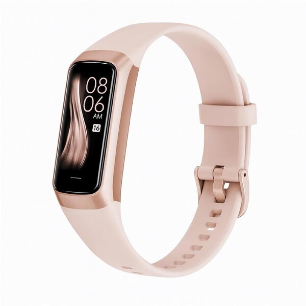 Smartwatch Band – Heart Rate, Waterproof, Fitness - Pink