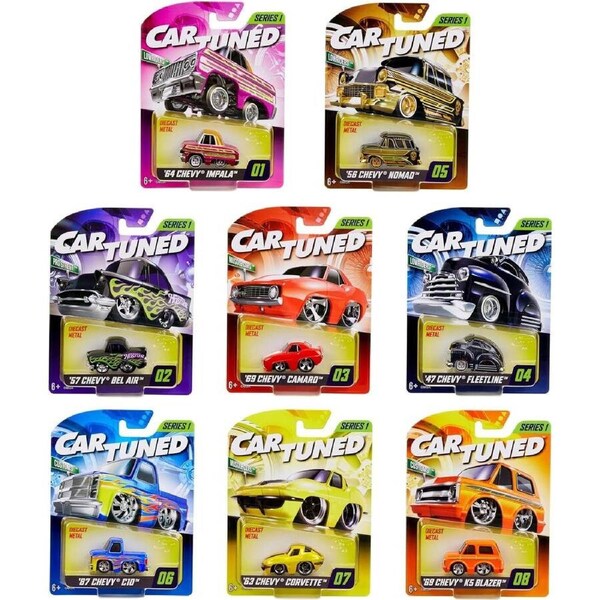 CarTuned (Series 1) 8 Pack Diecast Car
