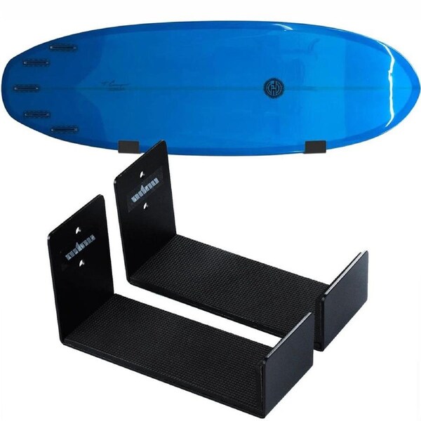 P&P Aluminum Surfboard Wall Rack Short & Long Board Storage Display Mount Hanger