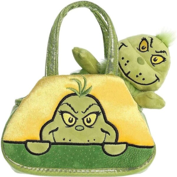 Cotton Candy - Xmas Fancy Pals Dr. Seuss The Grinch Peek-A-Boo - Plush