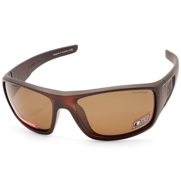 Dirty Dog Muffler Satin Brown/Brown Polarised Men's Sunglasses