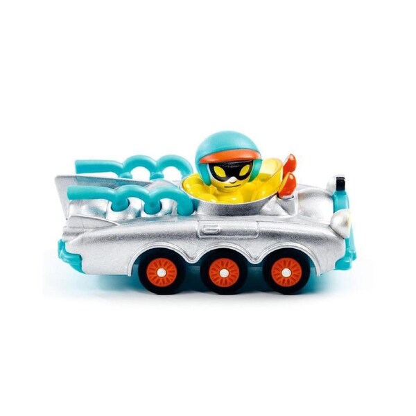 Djeco Roller Coaster Crazy Motors Kids Miniature Toy Car 3y+/7x4x4cm Silver