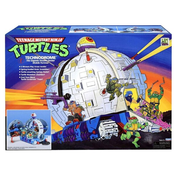 Teenage Mutant Ninja Turtles Classic Original Technodrome Childrens Playset 4y+