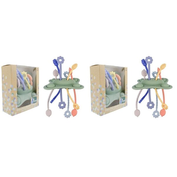 2PK Koala Dream Silicone Baby Pop & Pull Sensory Soothing Gum Teether 4m+