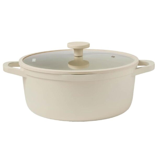 Baccarat NOOK Casserole with Lid 28cm - Cream