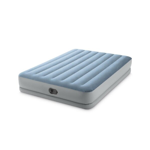 INTEX Queen Dura-Beam Plus Comfort 14" Air Mattress w/ Built-In USB Pump 64159