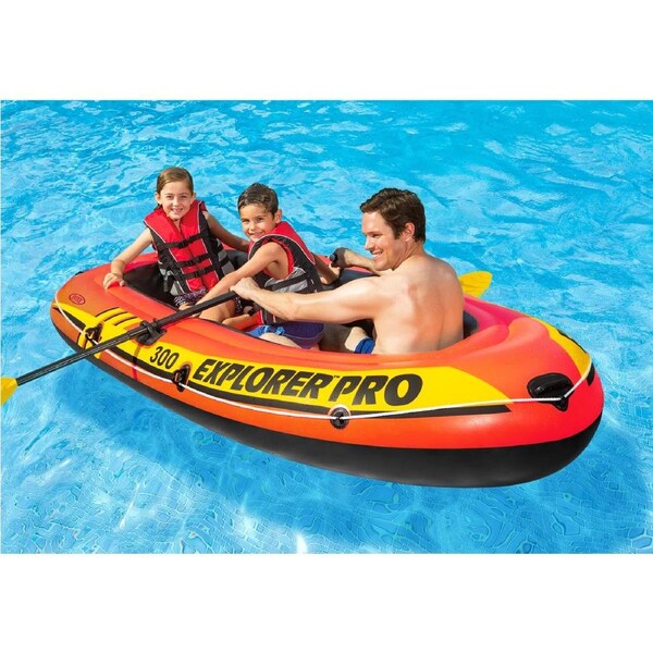 Intex Explorer Pro 300 - Inflatable Boat Set 58358