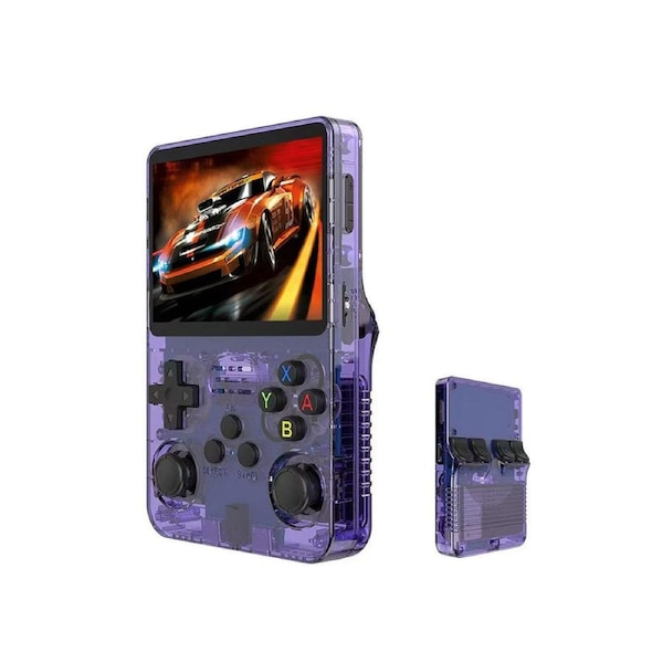 R36S Retro Handheld Game Console-Purple