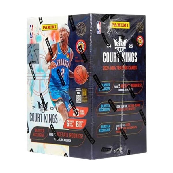 Panini NBA 2024/25 Court Kings Blaster Basketball Hobby Trading Cards (Display of 6)