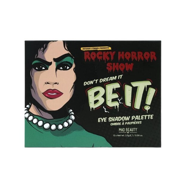 12pc Rocky Horror Show Matte & Glitter Eyeshadow Makeup Palette 30g