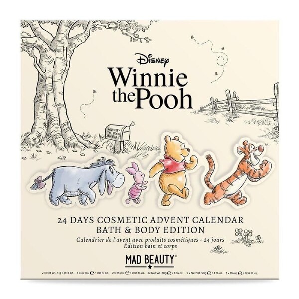 Disney 24 Day Bath and Beauty Advent Calendar Winnie The Pooh