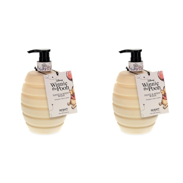2PK Disney Winnie The Pooh Hand and Body Wash 500ml Honey & Orange Blossom