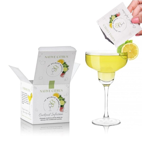 Native Citrus Cocktail Infusions by The Balmain Barmaid 6 Sachets