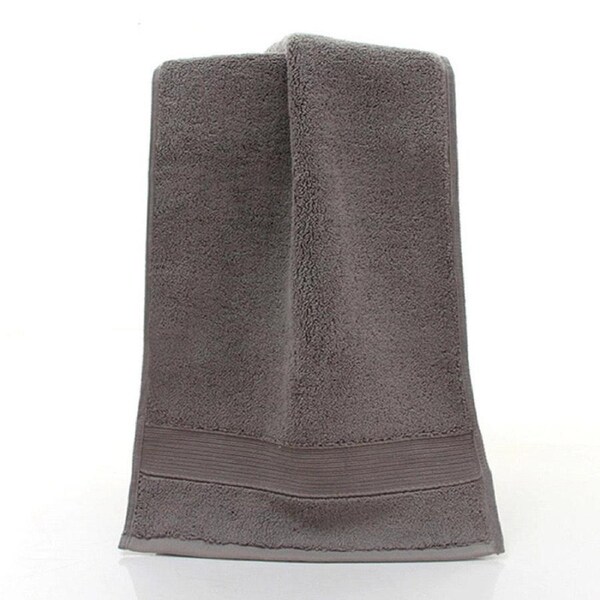 Pack of 5 Grey Towels, 13.8 x 29.5 Inches,140 grams per piece, 100% Cotton, Lighter, Quicker to Dry, Super Soft and Absorbent, for Bathroom, Kitchen,Grey