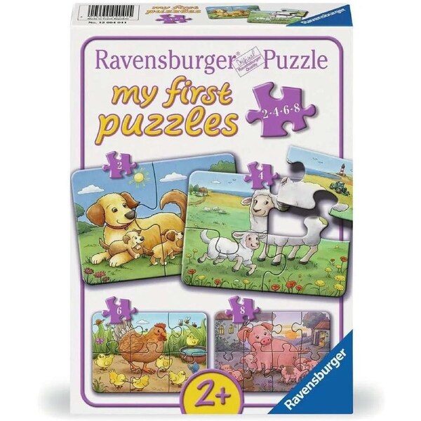 Ravensburger - My First Puzzles Animal Families (4 puzzles)