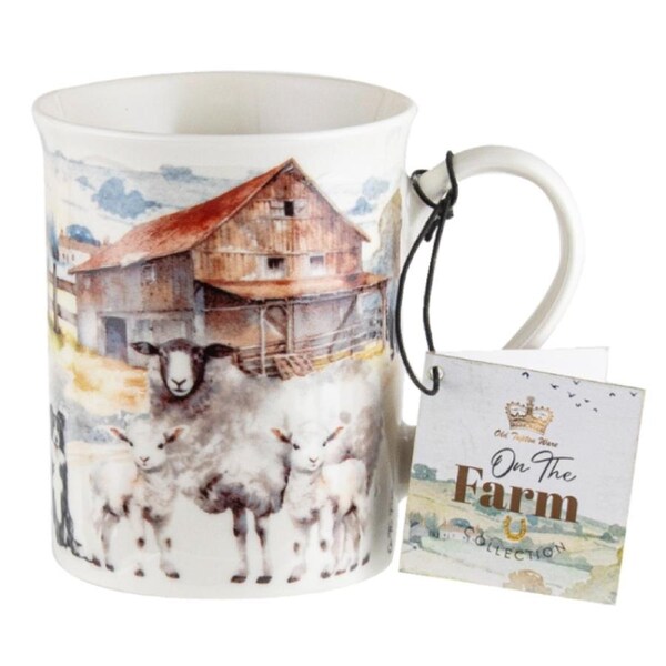 Old Tuptonware On the Farm Sheep Single Coffee Mug 310ml