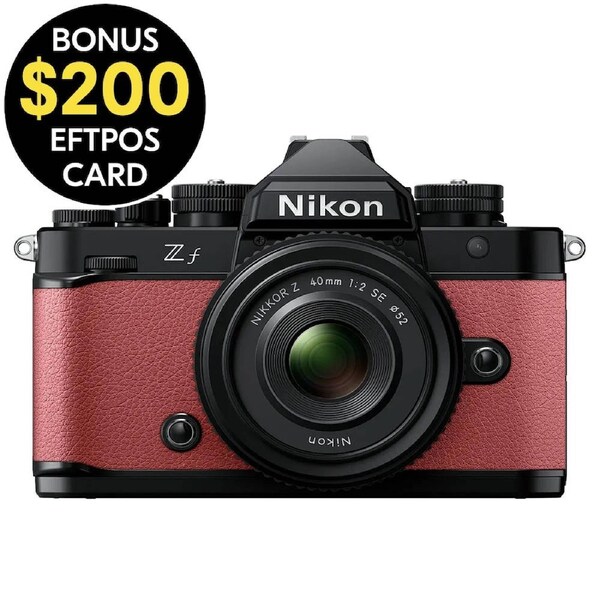 Nikon Z f Body (Black/Mauve Pink)