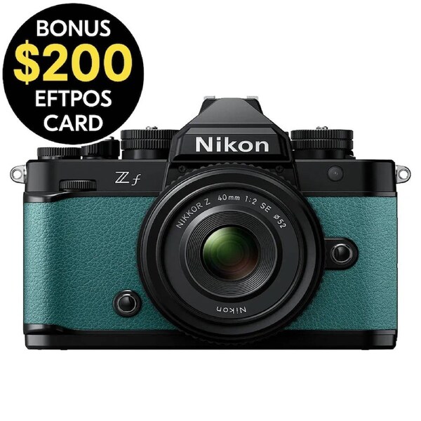 Nikon Z f Body (Black/Teal Blue)
