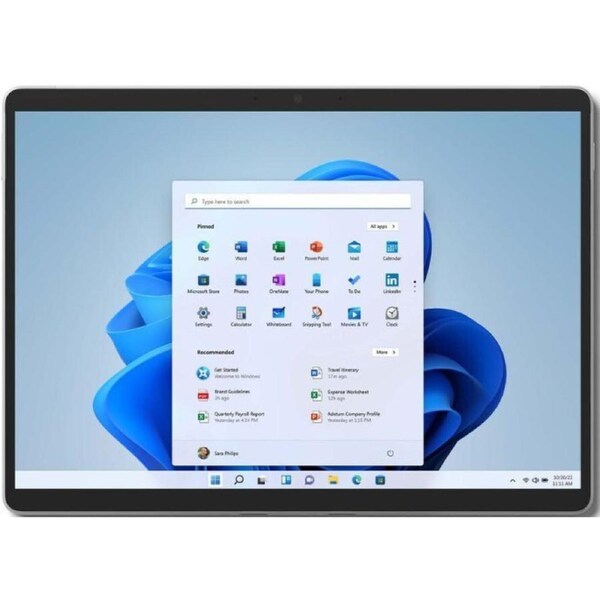 Microsoft Surface Pro 8 with Surface Pro Signature Keyboard - Intel Core i7-1185G7 3.0GHz - 256GB - Platinum/Black - WiFi - 16GB RAM - 13 Inch - Refurbished (Excellent Condition)