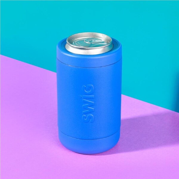 SWIG Electric Blue Can Cooler