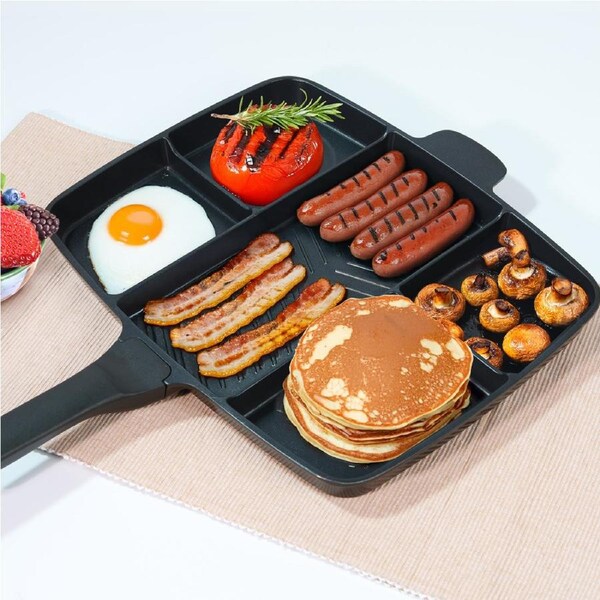 Nifty Good 5 Compartment Breakfast Frying Pan