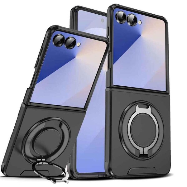 Soka Smooth Armor with Stand Case (Suits Galaxy Z Flip 7) - Pink