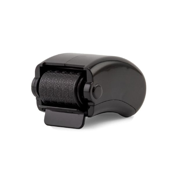 Redactor Self Inking Security Ink Roller, Protects Identity, Permanent Unique Encryption Pattern, Built-in Letter and Box Opener, Conceals Personal Information, Works on Most Paper Types